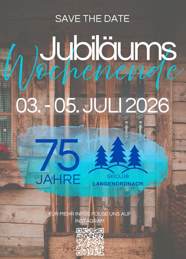 Save The Date 75 Jahre SCL